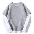 thumbnail image 2 of XXWXYD Youth Oversized Pullover Sweatshirt Loose Crew Neck Hoodie Boys Girls Long Sleeve Comfy Soft Cute Top Kids Casual Wear Comfort Clothes, 2 of 4