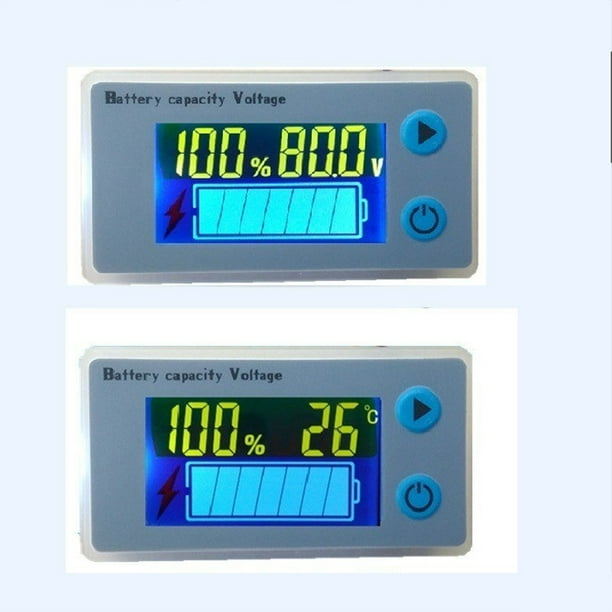 Medidor de voltaje de capacidad de batería NikouMX Pantalla LCD