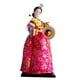 thumbnail image 1 of Muñeca geisha coreana, muñeca Hanbok, linda artesanía tradicional, antigua, asiática, vintage. Estilo D, 1 of 8