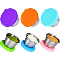 Uptrust Blue Stainless Steel Airtight Food Storage Container (6 Count)