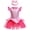 Flutter pink, variant on WIBACKER Infant Baby Girls Romper Tutu Dress 3-18M Princess Bodysuit Tulle Dresses with Headband Birthday Christmas Halloween Costume