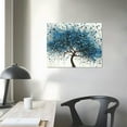 thumbnail image 3 of Nawypu  Marine Tree Canvas Wall Decor by Artist Ashvin Harrison for Living Room, Bedroom, Bathroom, Kitchen, Office, Bar, Dining & Guest Room - Ready to Hang - 20x16 inch, 3 of 4