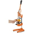 thumbnail image 3 of Eurolux Cast Iron Citrus Juicer | Commercial Grade Manual Hand Press | Countertop Squeezer for Fresh Fruit Juice (Bonus Stainless Steel Cup) (Orange), 3 of 7