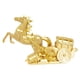 thumbnail image 2 of Estatua de caballo, escultura de animal, regalo de cumpleaños, figura de resina, adorno para dormitorio Oro, 2 of 8