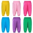 thumbnail image 4 of Pantalones de yoga recortados, pantalones para correr, pantalones bombachos de modal, pantalones de práctica holgados de cintura alta, 4 of 6