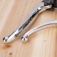 thumbnail image 3 of Izquierda Derecha 7/8 "22mm Embrague Freno Palancas Baja Mini Bike Dirt Bike Motor Motocross Motocicleta Plata, 3 of 5