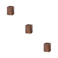 thumbnail image 3 of Tholdsy Wooden Stationery Organizer, Square Pen Holder, Walnut up Desk Wood, Brushes, Decoration, Black Offices Stationery, Type1 NO1, 3 of 6