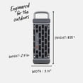 thumbnail image 4 of Turtlebox Ranger Li-Ion Battery-Powered Ultra-Portable Speaker, Gray, 4 of 9