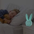 thumbnail image 3 of Reloj despertador Meskcv para niños luces nocturnas 5 tonos de llamada verde, 3 of 5