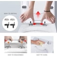 thumbnail image 5 of Square Toilet Seat Soft Close with Easy Quick Release Top Fix Adjustable Hinges, Easy Installation, White, 34.5X43CM(13.58X16.92IN), 5 of 7