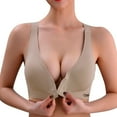 thumbnail image 1 of asddcavvf Bras for Women Womens Front Closure Bra Racerback Plus Size Unlined Underwire Full Coverag, 1 of 1