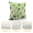 thumbnail image 4 of Nawypu  St Patricks Day Decorations Pillow Covers,Lucky Shamrock Clover Pillows Decorative Throw Pillow Covers,Spring Happy Holiday Farmhouse Decor Cushion Case for Home Couch Sofa, 4 of 5