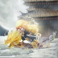 thumbnail image 4 of New, Tanjiro Zenitsu Shinjuro Battle Scene 10cm/3.9inch Q Version Puppets Statue PVC Collectible (Zenitsu Agatsuma）, 4 of 4