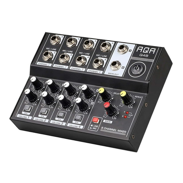 mezclador de audio,máquina mezcladora mezcladora de 8 canales amplificador efectos usb,Micrófono mezclador de efectos micrófono amplificador de sonido,Mezclador de audio Mezclador compacto Hugo mezclador de audio