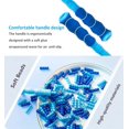 thumbnail image 3 of Jump Rope for Kids Women Men Keeping Fit,Workout and Weight Loss,Soft Beaded Adjustable Segmented Fitness Skipping Rope - 9 Feet-Blue, 3 of 7