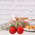 thumbnail image 2 of Jiibva 1Pc Fake Cherry Artificial Fruit Model Simulation Cherry Ornament Craft Food Photography Props Home Wedding Party Decorations, 2 of 7