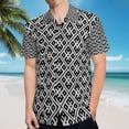 thumbnail image 5 of High Quality Hawaiian Shirts for Men Short Sleeve Aloha Beach Shirt Floral Summer Casual Button Down Shirts Blouses MQT8RE, 5 of 7