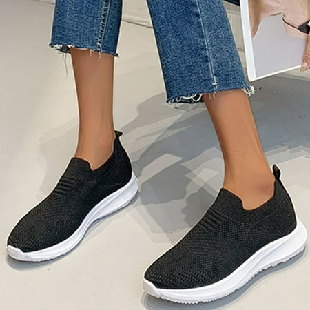 

eczipvz Womens Running Shoes Walking Shoes for Women Slip on Sneakers Comfortable Breathable Shoes
