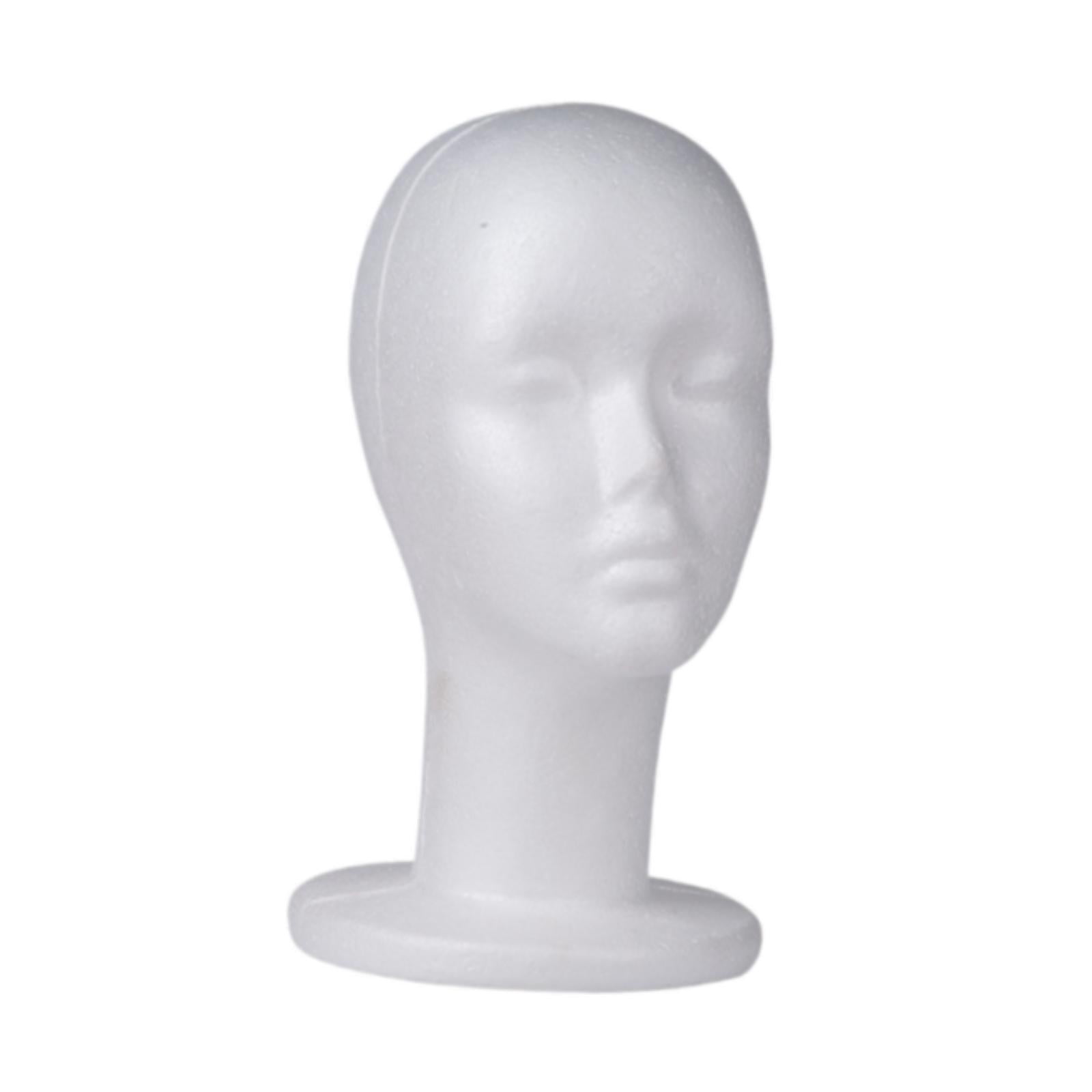 Serenable 2xFoam Mannequin Head Display Model for Stylist Clothing Stores