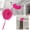 Hot Pink, variant on ZOURIH Ceiling Fan Cleaner Duster with Reusable Microfiber Pad Extension Pole 13 to 30 Inch for Cleaning Fan Blades,Door,Window(Blue）