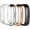 Rose Gold/Silver/Black, variant on Tianle Screen Protector Compatible with Fitbit Versa 2 Case, 3 Pack Full Protective Case Cover Scratch Resistant Shock Absorbing Accessories for Versa 2 Smartwatch, Gold/Silver/Rose Gold