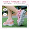 thumbnail image 4 of Fadezar Boys Girls Sandals Kids Hiking Sports Open Toe Summer Sandals, 4 of 5