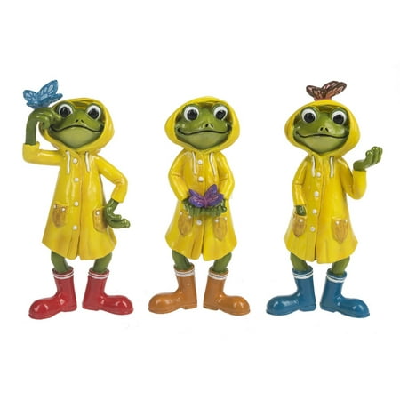 Ganz Rainy Day Frog Figurines Set Of 3 Walmart Com