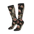 thumbnail image 2 of Bingfone Compression Socks for Women and Men Long Socks for Running Athletic Cycling Nurse-Paisley6, 2 of 8