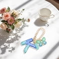 thumbnail image 5 of Ofertas Únicas 1 Pc Colgante de Taza de Agua Letra K con Borlas de Mariposa para Oficina Azul Verde Aleación Plástico, 5 of 5