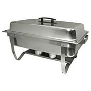 Update International Stainless Steel 8 Qt. Easy Store Folding Chafer 62458