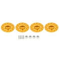 thumbnail image 1 of RC Car Brake Disc, Rust Proof RC Hex Hub Brake Disc Aluminum Alloy Lightweight  For RC Road Racing Gold, 1 of 8