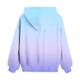 thumbnail image 6 of BOBOGOJP Cute Hoodies for Teen Girls Trendy Preppy Hooded Sweatshirts Oversized Long Sleeve Shirts Gradient Clothes for Girls (Sky Blue, 9-10 Years), 6 of 6