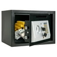 thumbnail image 1 of Gymax 14'' Digital Depository Drop Cash Safe Box Gun Jewelry Home Hotel Lock Black, 1 of 10