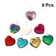 thumbnail image 3 of 8 llaveros de corazón con lentejuelas de doble cara, llavero de sirena con lentejuelas, llavero con colgante de corazón con lentejuelas., 3 of 6