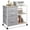 Grey, variant on GALAXHERO 3 Drawer File Cabinets, Mobile Printer Stand with Storage Shelf for Home Office/Letter/A4, Rustic Brown Wood Grain