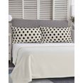 thumbnail image 5 of Wave Point Black Pillow Covers King Size, Modern Minimalist Geometric on Linen Soft Bed Throw Pillowcases Breathable Cooling Long Lumbar Body Pillow Sham Cover for Bed Sofa 20''x40'', 5 of 7