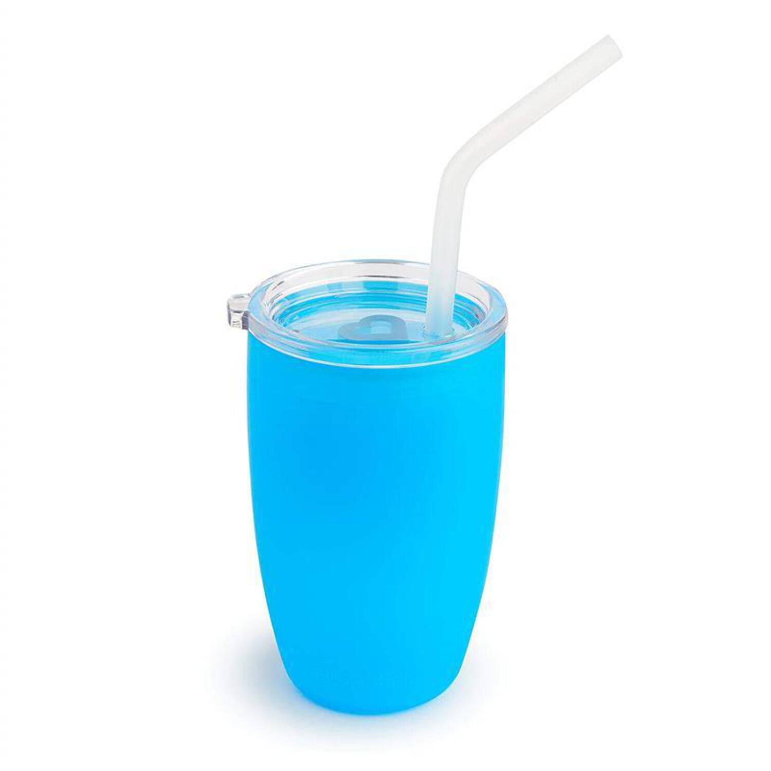 (2 pack) Munchkin® Miracle® Big Kid Straw & Open Sipper Lids, Unisex, 3 Piece Set