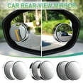 thumbnail image 7 of Djibouti Car Rear View Mirror with Suction Cup, 2Pcs High-Definition Wide-Angle Auxiliary Mirror, Car Blind Spot Mirror Compact Round Vehicle Mirror for Enhanced Visibility and Safe Driving (Silver), 7 of 7