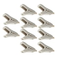 thumbnail image 3 of 2 Poles Electronic  Clip, 10Pcs Car Battery  Clips, Brass  Clip Positive Negative  Gold Plated Brass, 3 of 8