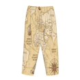 thumbnail image 5 of Bingfone Pajamas For Women,World Map Pajama Pants With Pockets-Medium, 5 of 9