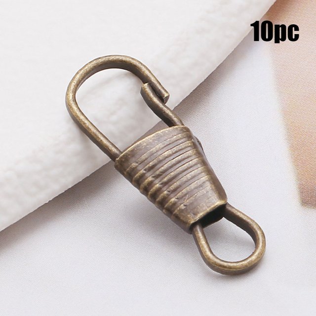 Lefu 10 Pcs Tirette de Fermeture Éclair en Métal Détachable pour une Réparation de Fermeture Éclair Facile et Pratique