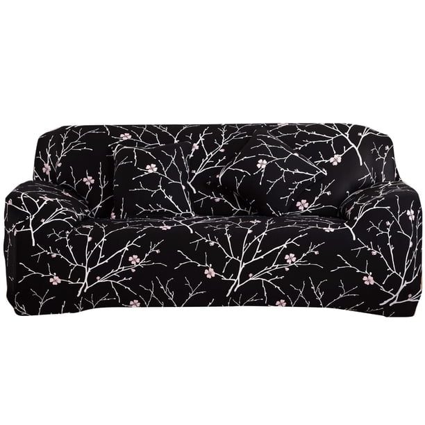 Art Spandex Stretch Slipcover Printed Sofá Funda para muebles (2 asientos) JShteea Libre de BPA