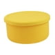 thumbnail image 1 of Recipiente de silicona para ensalada de 400 ml, reutilizable, hermético, para almacenar alimentos fríos o calientes. amarillo, 1 of 9