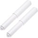 thumbnail image 1 of Paquete de 2 - Portarrollos de papel higiénico blanco con rodillo accionado por resorte, 1 of 5