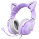 thumbnail image 1 of Onikuma computadora con cable auriculares auriculares auriculares 360 grados girando auriculares omnidireccional de retardo de bajo demora de escritorio accesorio púrpura Inevent EL005815-04B, 1 of 7