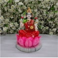 thumbnail image 2 of Lakshmi Goddess Statue Laxmi Idol Goddess Lakshmi on Lotus Lakshmi MATA Sculpture Hindu Goddess Statue Lakshmi Figurine Indian Goddess Idol Laxmi Murti for Diwali Pooja Decor Gift - AtoZ India Cart, 2 of 5