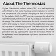 thumbnail image 4 of Mistaha Smart LED Thermostatic Radiator Valve - White, Battery-Free, Child Lock Mode - Enhanced Safety, Wide Temperature Range, Accurate Control, Compact Design, 4 of 6