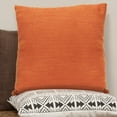 thumbnail image 7 of Stratton Home Decor Set of 2 Burnt Orange Tweed 18" Pillow Cover, 7 of 7