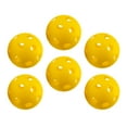 thumbnail image 2 of Pelotas de Pickleball Zulema para Interiores 6 Piezas Amarillo, 2 of 8