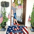 thumbnail image 5 of Kumdkd USA Flag Patriotic Doormat – 19.7x31.5 Inch Heavy-Duty Polyester Indoor/Outdoor Welcome Mat, Easy to Clean, 5 of 6